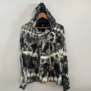 Young Fabulous & Broke Tie-Dye Hoodie Sweatshirt Modal Cotton Blend Size Large
